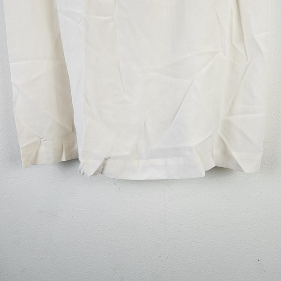 Madewell Silk Lookout Bow-Back Cut out Top Large NWT Ivory Summer Dainty - Picture 5 of 9